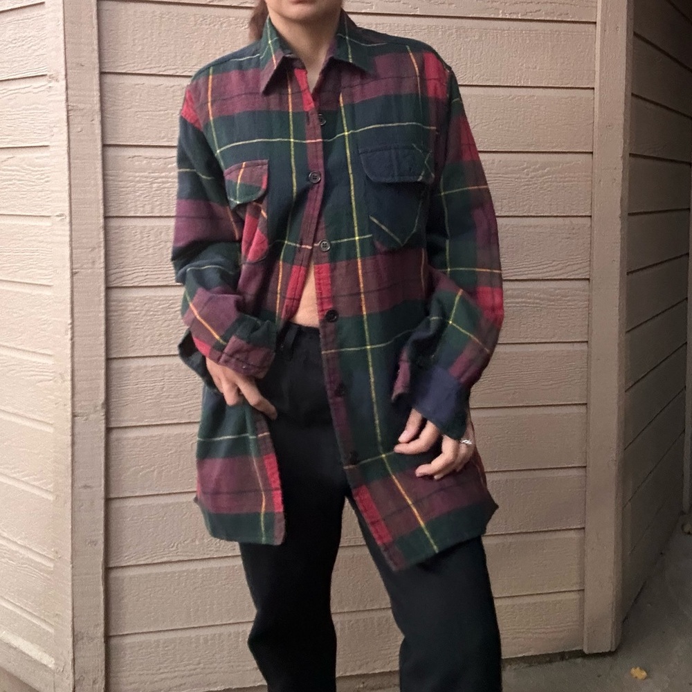 Vintage northwest territory plaid shacket